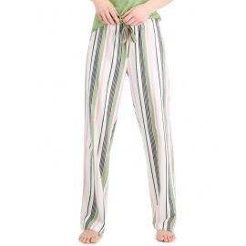 Cotton Pajama Pants Variegated Strp-Jenni By Jennifer Moore