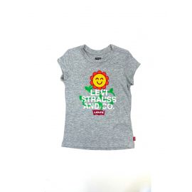 Levi's Big Girls Sunflower Short Sleeve Top