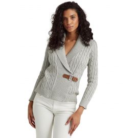 LAUREN Ralph Lauren Buckled Cotton Sweater 