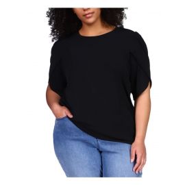 Michael Kors Plus Size Petal-Sleeve Top 