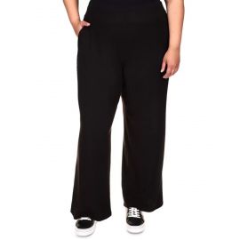 Michael Kors Plus Size Ribbed Straight-Leg Pants