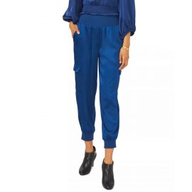 VINCE CAMUTO Luxe Satin Cargo Jogger Pants