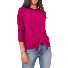 Vince Camuto Tie-Hem Boat-Neck Sweater 