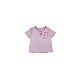 Ideology Big Girls Cotton Lace-up Tee