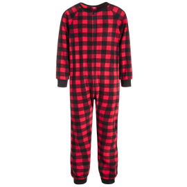 Family Pajamas Matching Toddler, Little & Big Kids 1-Pc. Red Check Printed