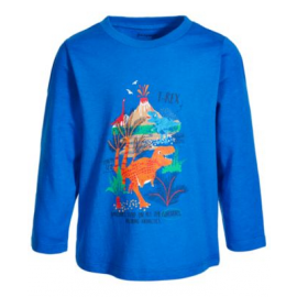 FIRST IMPRESSIONS Kids' Baby Boys Dino Planet Cotton Long Sleeve In Vibrant Blue