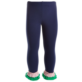 FIRST IMPRESSIONS Kids' Baby Girls Ruffle Hem Leggings In Medieval Blue