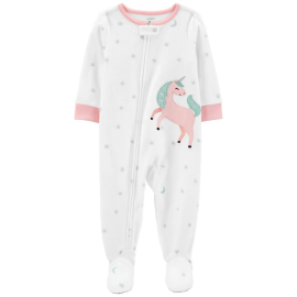 Carter's | Toddler 1-Piece Unicorn Fleece Footie PJs
