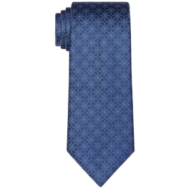 CALVIN KLEIN  Calvin Klein Stellar Medallion Tie Blue
