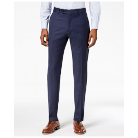 Tommy Hilfiger Mens Suit Pants Modern Fit TH Flex Stretch Navy