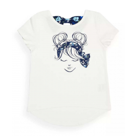 Epic Threads | Holiday Ivory Bun Girl Crewneck Tee