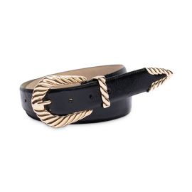 INC INTERNATIONAL CONCEPTS Oversized Metal Buckle Belt