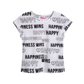 Epic Threads Little Girl's Drop-Shoulder Text-Print T-Shirt
