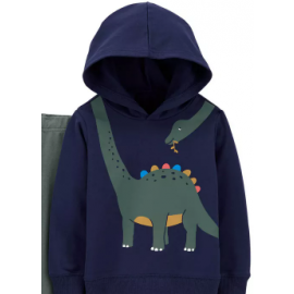 Carter's Boys Dinosaur Hooded T-Shirt 