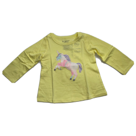 First Impressions Baby Girls Prancing Unicorn Long Sleeve 