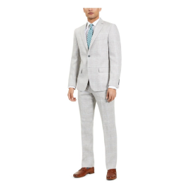 Lauren Ralph Lauren Men's Classic-Fit Ultra-Flex Stretch Plaid Blazer- 42REG, 48Long