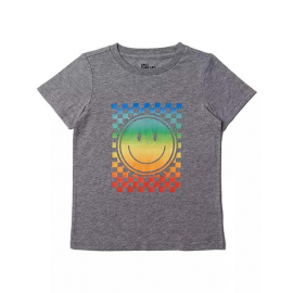 Epic Threads | Medium Gray Rainbow Smiley Grid Tee