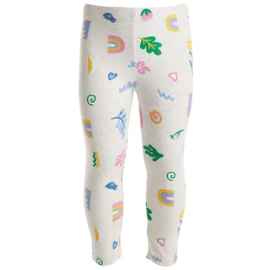 FIRST IMPRESSIONS Kids' Baby Girls Retro Vibes Leggings In Bone Hthr B2652
