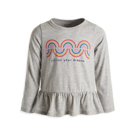 First Impressions Baby Girl's Dreams Peplum Top
