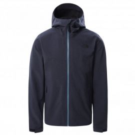 Mens Apex WindWall Hooded Jacket Aviator Navy Heather-The North Face
