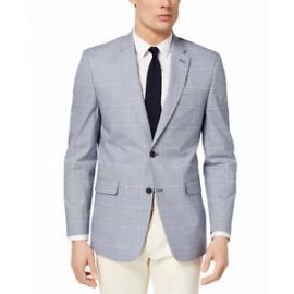 Tommy Hilfiger Men's Modern-Fit Flex Stretch Blue 44L