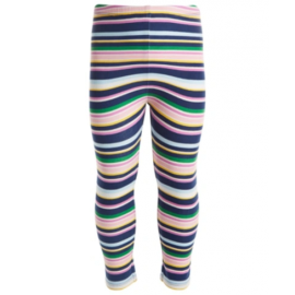 FIRST IMPRESSIONS Kids' Baby Girls Party Striped Leggings In Medieval Blue