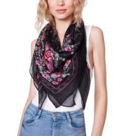 STEVE MADDEN Large Voile Floral Scarf