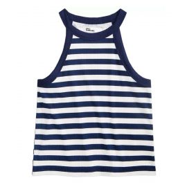 Epic Threads | Holiday Ivory & Navy Stripe Tank
