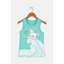 Epic Threads Toddlers Girl Round Neck Sleeveless Graphic Shirt