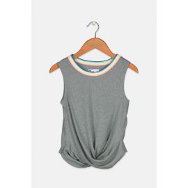 Epic Threads Kids Girl Round Neck Sleeveless Ribbed Top