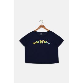 Epic Threads Kids Girl Graphic Short Sleeves Crop Top