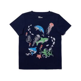 EPIC THREADS TODDLER BOYS SHORT SLEEVE GLOW IN THE DARK T-SHIRT