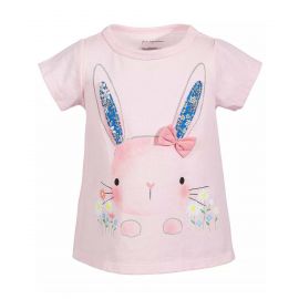 First Impressions | Pink Garden Bunny Tee