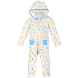 FIRST IMPRESSIONS BABY BOYS SAFARI PRINT COTTON OVERALL