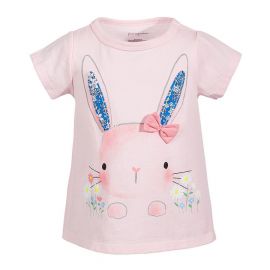 First Impressions | Pink Garden Bunny Tee