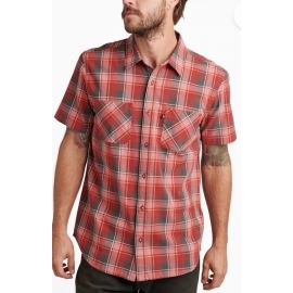 Junk Food Men's Manta Short Sleeve Plaid Shirt